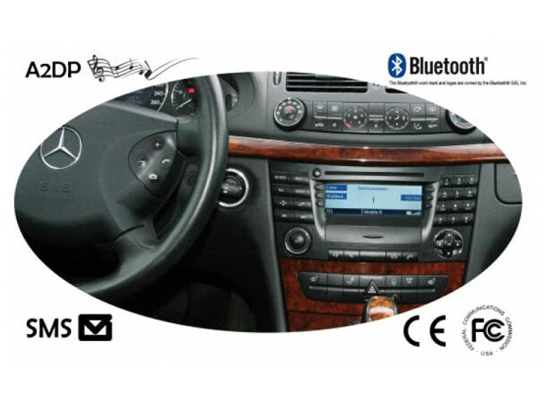 Fiscon PRO Blåtann handsfreesett Mercedes Benz Audio 20/ APS 50/ Command